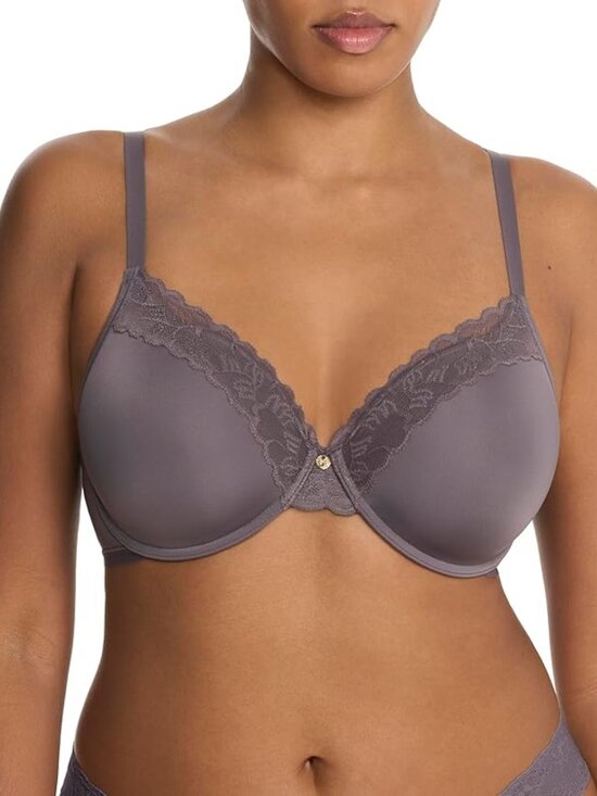 Natori Other - Natori Women's Underwire Bra with Lace and Cool-Touch Gunmetal, 34DDD